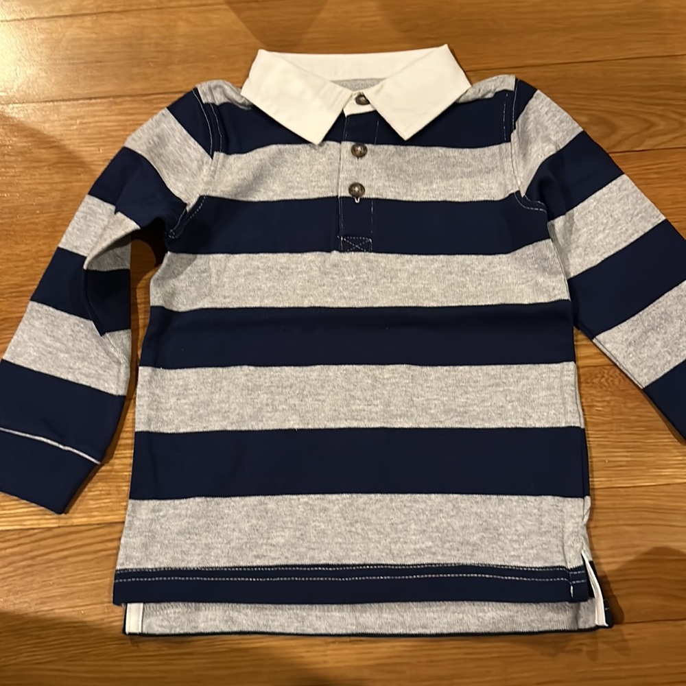 Simple Joys by Carter's Toddler Boys' Long-Sleeve Rugby Shirts - Picture 7 of 13